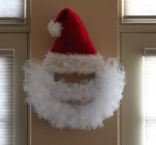 Santa Tulle Wreath cute